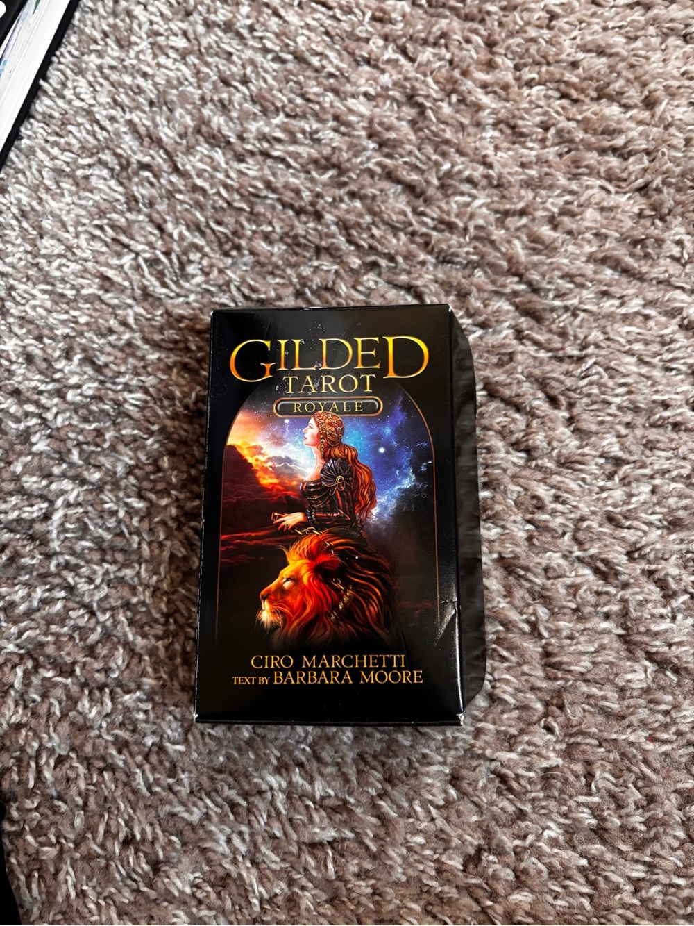 Gilded Tarot Royale Deck - Black Box with Gold Accents